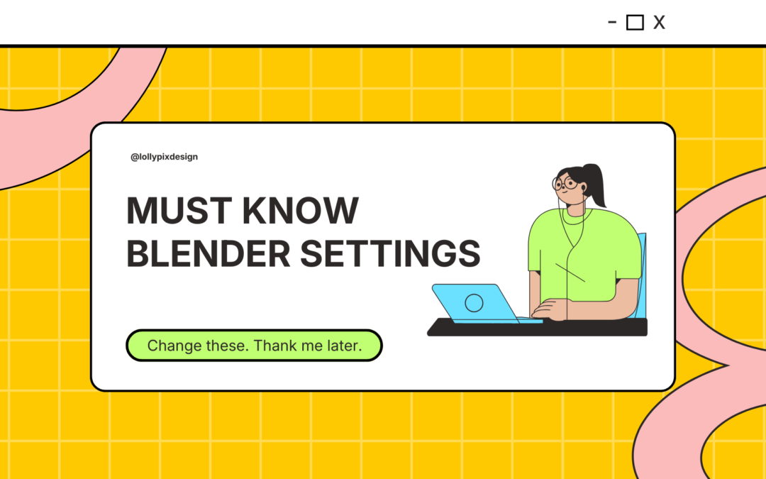 Blender Settings Beginners Always Get Wrong